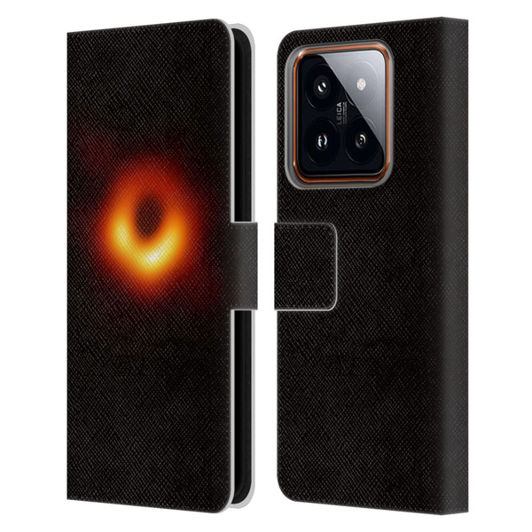 Cosmo18 Space 2 Black Hole Leather Book Wallet Case Cover For Xiaomi 14