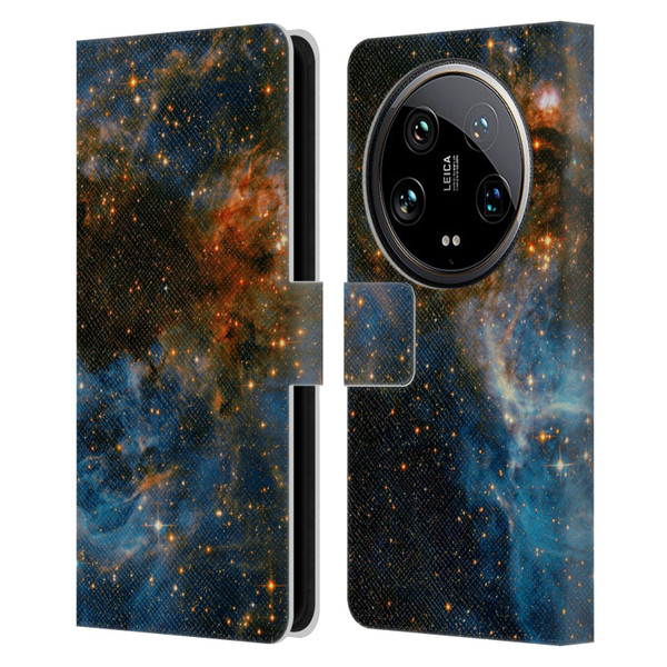 Cosmo18 Space 2 Galaxy Leather Book Wallet Case Cover For Xiaomi 14 Ultra