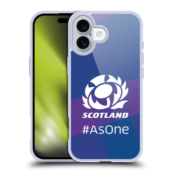 Scotland Rugby Logo 2 As One Soft Gel Case for Apple iPhone 16