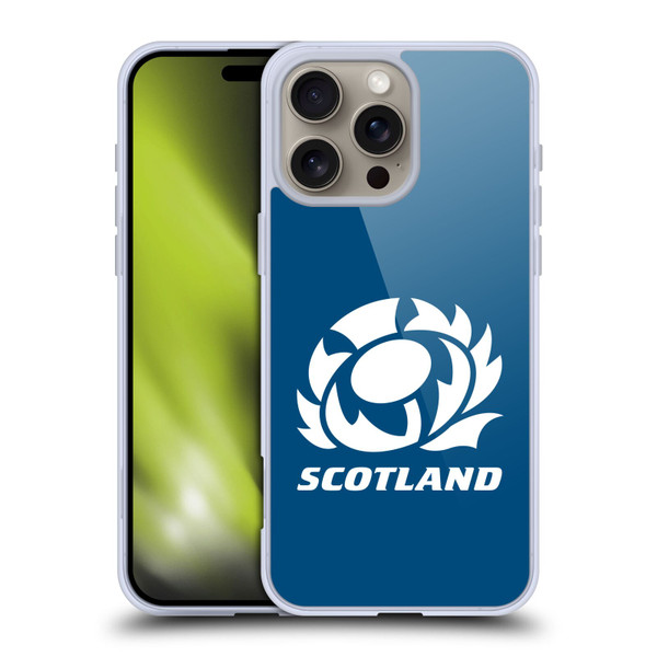 Scotland Rugby Logo 2 Plain Soft Gel Case for Apple iPhone 16 Pro Max
