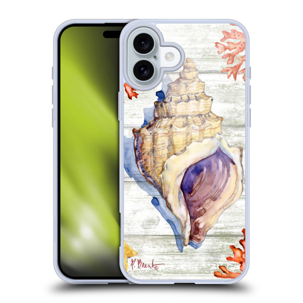 Paul Brent Ocean Bahia Shells Soft Gel Case for Apple iPhone 16 Plus