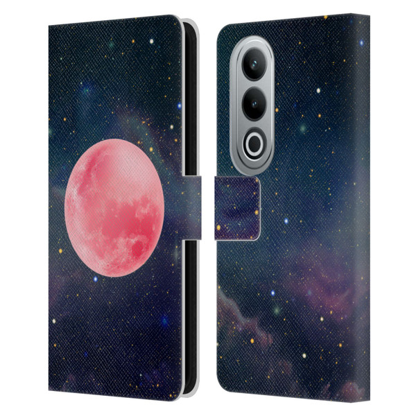 Cosmo18 Space Pink Moon Leather Book Wallet Case Cover For OPPO OnePlus Ace 3V 5G