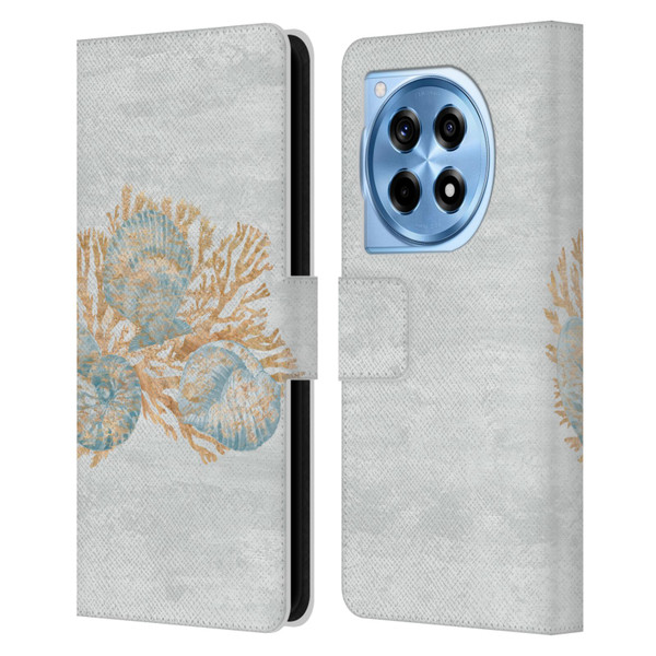 Paul Brent Sea Creatures Shells Leather Book Wallet Case Cover For OnePlus 12R