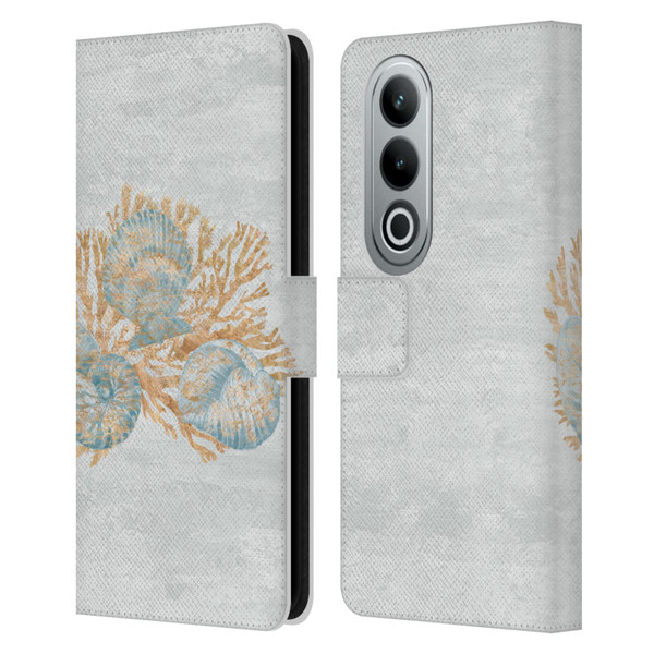 Paul Brent Sea Creatures Shells Leather Book Wallet Case Cover For OPPO OnePlus Ace 3V 5G