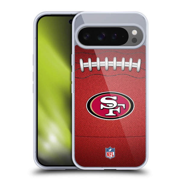 NFL San Francisco 49ers Graphics Football Soft Gel Case for Google Pixel 9 Pro XL