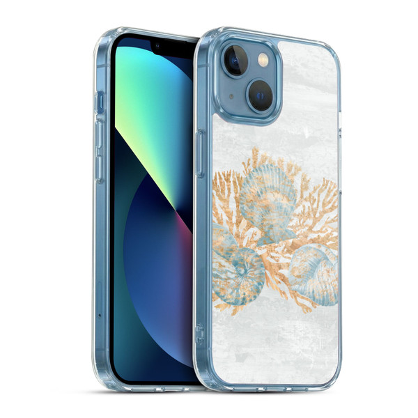 Paul Brent Sea Creatures Shells Soft Gel Case for Apple iPhone 13 Mini & MagSafe
