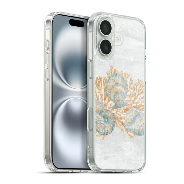 Paul Brent Sea Creatures Shells Soft Gel Case for Apple iPhone 16 Plus & MagSafe
