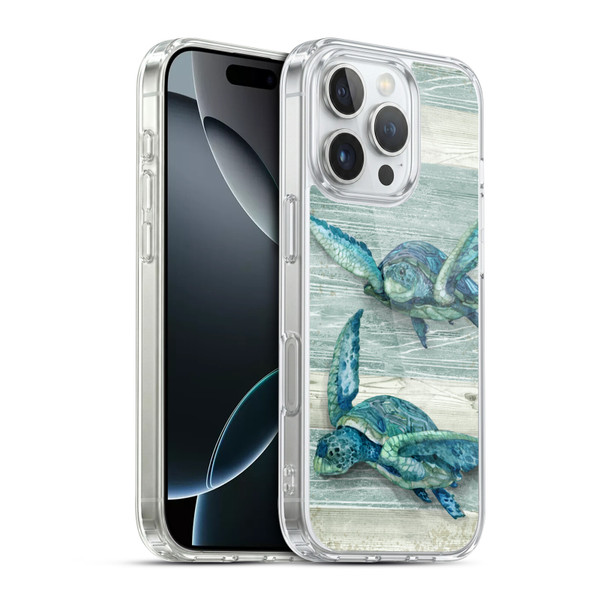 Paul Brent Sea Creatures Turtle Soft Gel Case for Apple iPhone 16 Pro & MagSafe