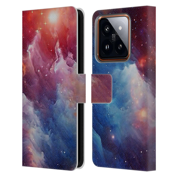 Cosmo18 Space Mysterious Space Leather Book Wallet Case Cover For Xiaomi 14