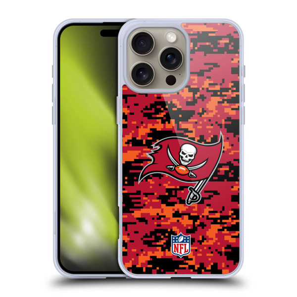 NFL Tampa Bay Buccaneers Graphics Digital Camouflage Soft Gel Case for Apple iPhone 16 Pro Max NFL Tampa Bay Buccaneers Graphics Digital Camouflage Soft Gel Case for Apple iPhone 16 Pro Max