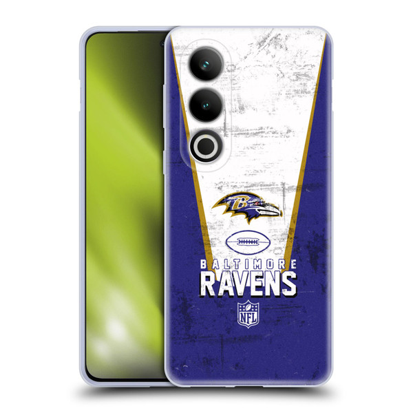 NFL Baltimore Ravens Logo Art Banner Soft Gel Case for OPPO OnePlus Ace 3V 5G