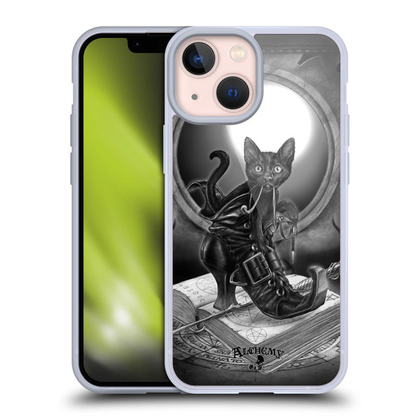 Alchemy Gothic Cats Midnight Mischief Soft Gel Case for Apple iPhone 13 Mini