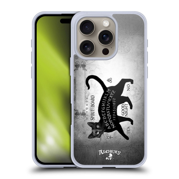 Alchemy Gothic Cats Black Cat Spirit Board Soft Gel Case for Apple iPhone 16 Pro