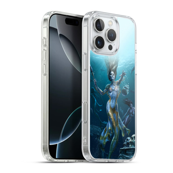 Tom Wood Fantasy Mermaid Hunt Soft Gel Case for Apple iPhone 16 Pro Max & MagSafe