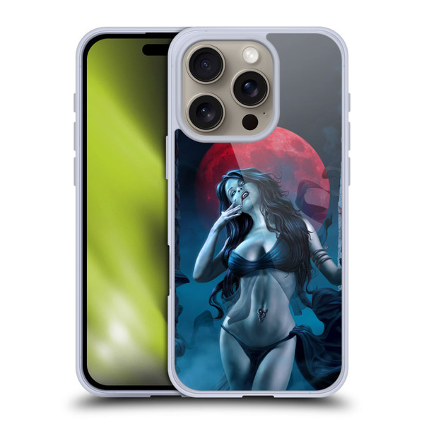 Tom Wood Fantasy Blood Lust Vampire Soft Gel Case for Apple iPhone 16 Pro