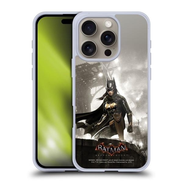 Batman Arkham Knight Characters Batgirl Soft Gel Case for Apple iPhone 16 Pro
