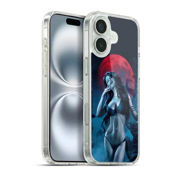 Tom Wood Fantasy Blood Lust Vampire Soft Gel Case for Apple iPhone 16 Plus & MagSafe