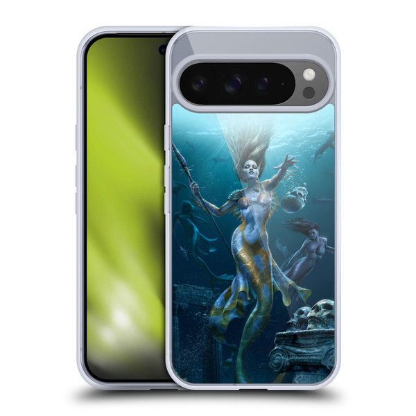 Tom Wood Fantasy Mermaid Hunt Soft Gel Case for Google Pixel 9 Pro XL