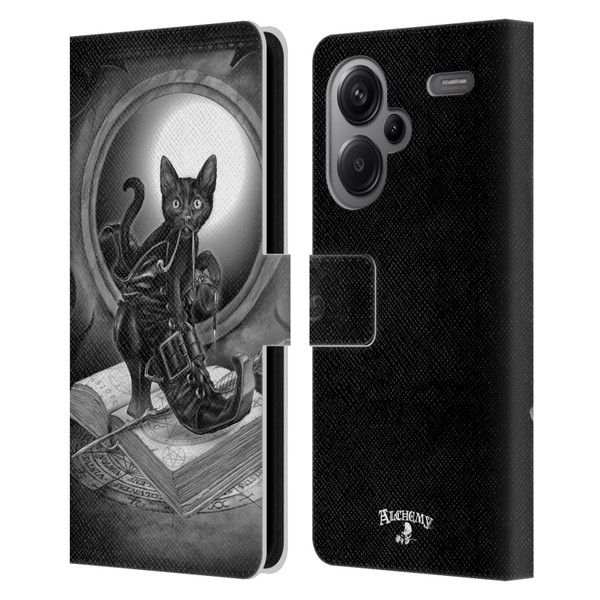 Alchemy Gothic Cats Midnight Mischief Leather Book Wallet Case Cover For Xiaomi Redmi Note 13 Pro Plus 5G