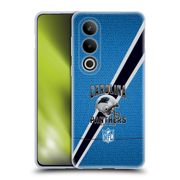 NFL Carolina Panthers Logo Art Football Stripes Soft Gel Case for OPPO OnePlus Ace 3V 5G
