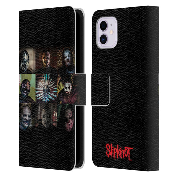 Slipknot Key Art Blocks Leather Book Wallet Case Cover For Apple iPhone 11
