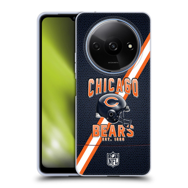 NFL Chicago Bears Logo Art Football Stripes Soft Gel Case for Xiaomi Redmi A3
