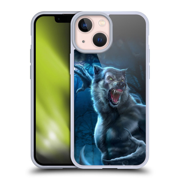 Tom Wood Horror Werewolf Soft Gel Case for Apple iPhone 13 Mini