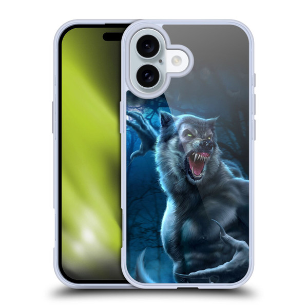 Tom Wood Horror Werewolf Soft Gel Case for Apple iPhone 16