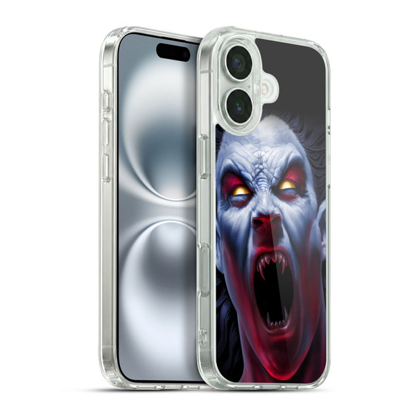 Tom Wood Horror Vampire Awakening Soft Gel Case for Apple iPhone 16 Plus & MagSafe