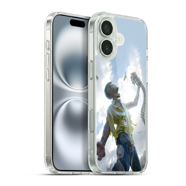 Tom Wood Horror Zombie Scraps Soft Gel Case for Apple iPhone 16 Plus & MagSafe