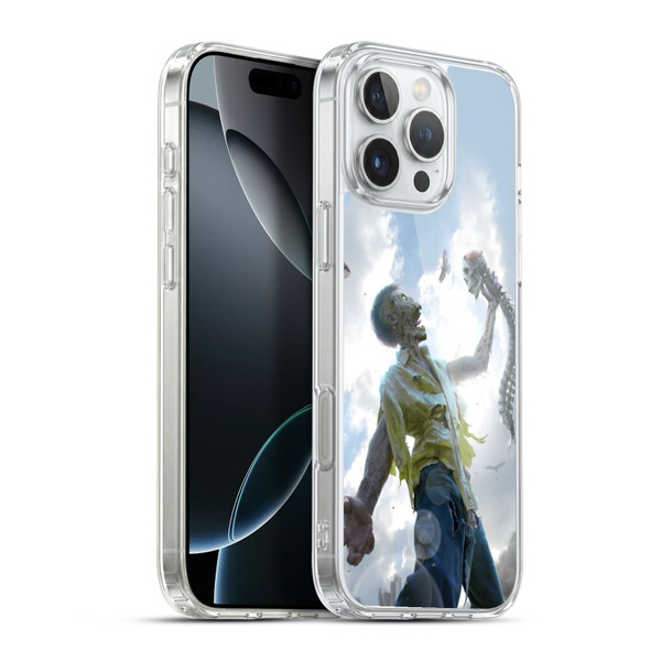 Tom Wood Horror Zombie Scraps Soft Gel Case for Apple iPhone 16 Pro Max & MagSafe