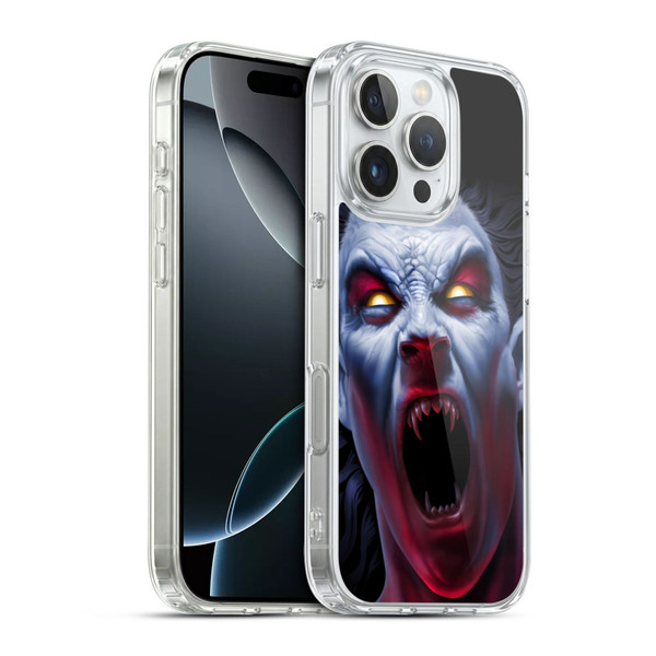 Tom Wood Horror Vampire Awakening Soft Gel Case for Apple iPhone 16 Pro & MagSafe