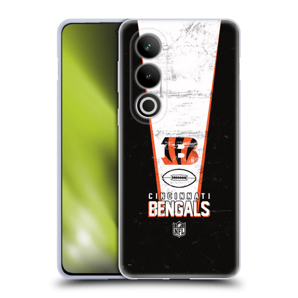 NFL Cincinnati Bengals Logo Art Banner Soft Gel Case for OPPO OnePlus Ace 3V 5G
