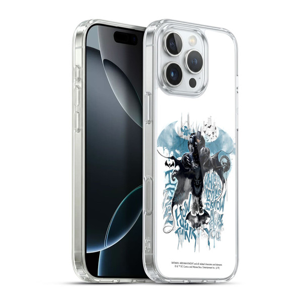 Batman Arkham Knight Graphics How You Think Soft Gel Case for Apple iPhone 16 Pro Max & MagSafe