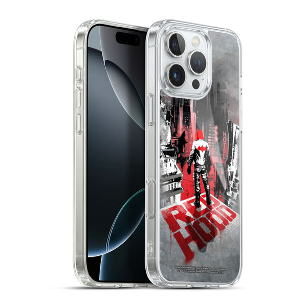 Batman Arkham Knight Graphics Red Hood Soft Gel Case for Apple iPhone 16 Pro Max & MagSafe