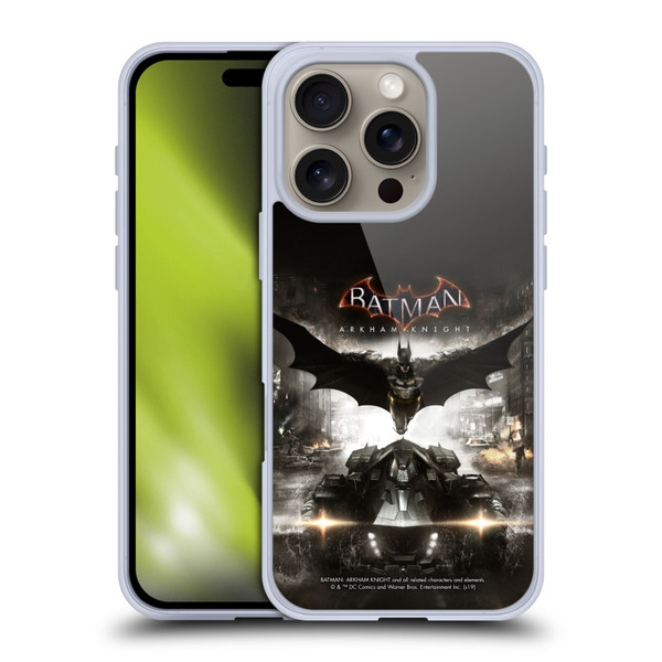 Batman Arkham Knight Graphics Key Art Soft Gel Case for Apple iPhone 16 Pro & MagSafe