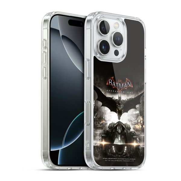 Batman Arkham Knight Graphics Key Art Soft Gel Case for Apple iPhone 16 Pro & MagSafe