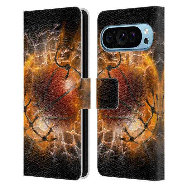 Tom Wood Monsters Blast Radius Leather Book Wallet Case Cover For Google Pixel 9 / Pixel 9 Pro