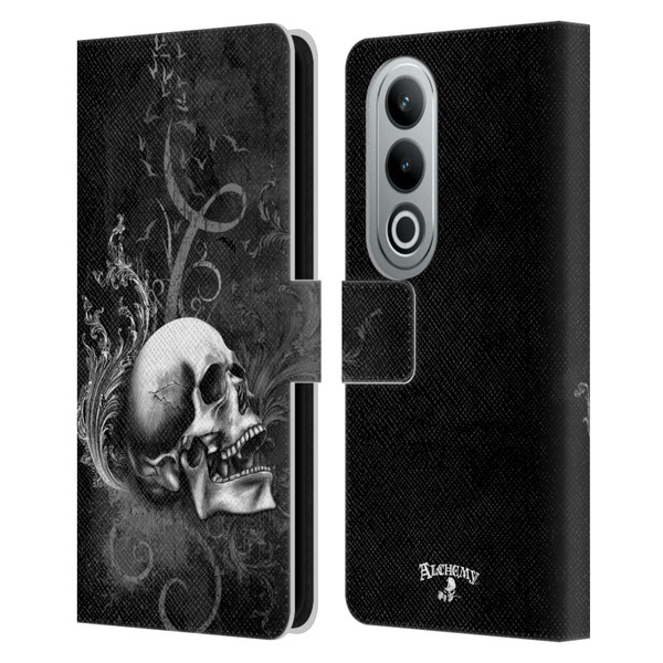 Alchemy Gothic Skull De Profundis Leather Book Wallet Case Cover For OPPO OnePlus Ace 3V 5G