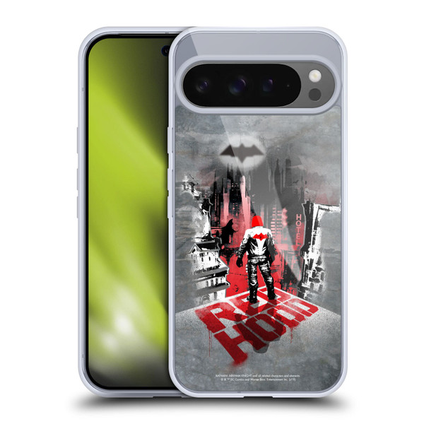 Batman Arkham Knight Graphics Red Hood Soft Gel Case for Google Pixel 9 Pro XL