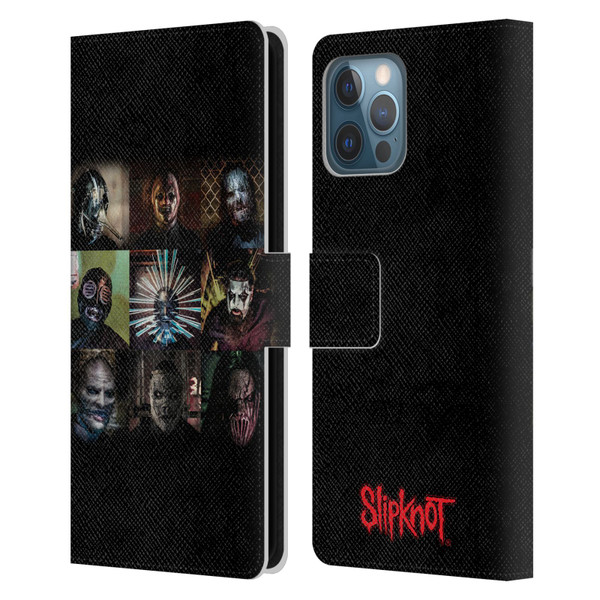 Slipknot Key Art Blocks Leather Book Wallet Case Cover For Apple iPhone 12 Pro Max