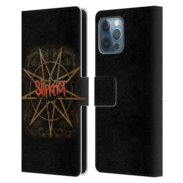 Slipknot Key Art Crest Leather Book Wallet Case Cover For Apple iPhone 12 Pro Max