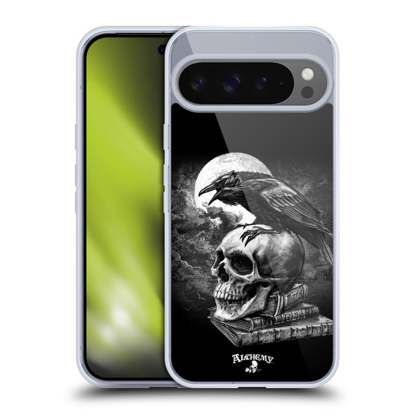 Alchemy Gothic Wing Poe's Raven Soft Gel Case for Google Pixel 9 Pro XL