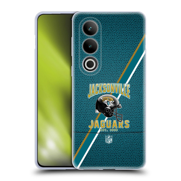 NFL Jacksonville Jaguars Logo Art Football Stripes Soft Gel Case for OPPO OnePlus Ace 3V 5G