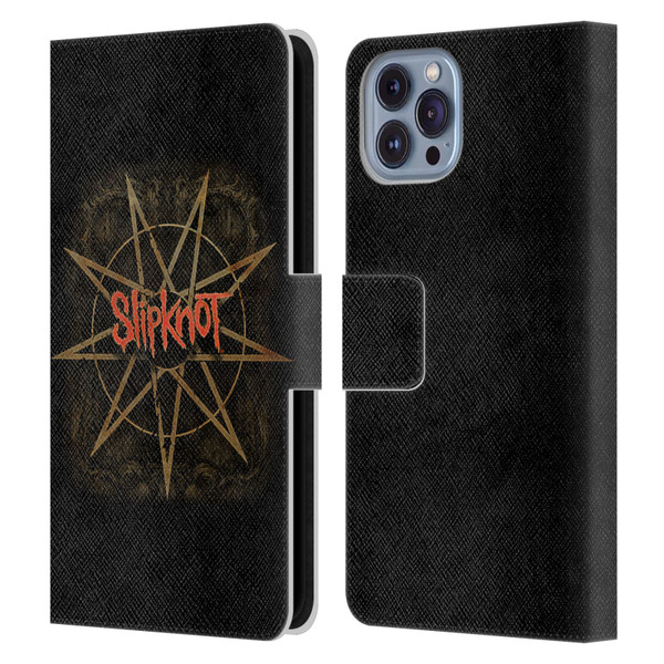 Slipknot Key Art Crest Leather Book Wallet Case Cover For Apple iPhone 14