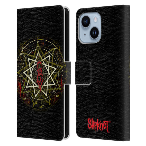 Slipknot Key Art Waves Leather Book Wallet Case Cover For Apple iPhone 14 Plus