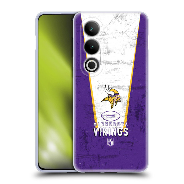 NFL Minnesota Vikings Logo Art Banner Soft Gel Case for OPPO OnePlus Ace 3V 5G