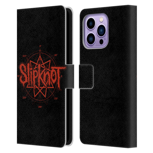 Slipknot Key Art Logo Leather Book Wallet Case Cover For Apple iPhone 14 Pro Max