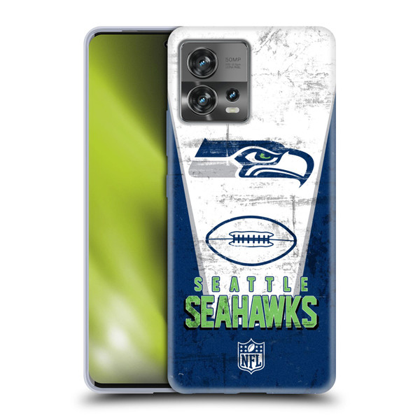 NFL Seattle Seahawks Logo Art Banner Soft Gel Case for Motorola Moto Edge 30 Fusion