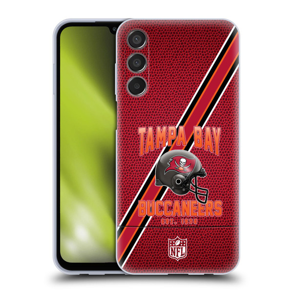 NFL Tampa Bay Buccaneers Logo Art Football Stripes Soft Gel Case for Samsung Galaxy M15/F15 5G